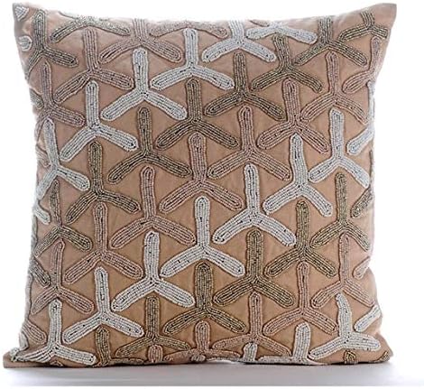 Amazon Com The Homecentric Designer Beige Euro Shams 26x26 Inch