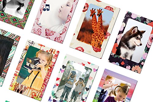 Katia Photo Album Film Sticker Bundle Set for HP Sprocket Portable Photo Printer/Polaroid ZIP Mobile Printer/Polaroid Snap Instant Digital Camera with 84 Pockets Photo Album/60 Pcs Stickers - Thumbnail 5