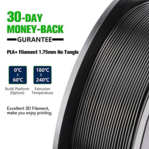 SUNLU-Impresora-3D-Filament-PLA-plus-Filamento-PLA-Filamento-PLA-175-1kg-Black