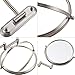 GURUN 8-Inch Two-Sided Swivel Wall Mount Makeup Mirror with 10x Magnification, Brushed Nickel Finish M1206N(8in,10x)