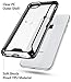 Poetic Affinity Slim Fit Dual Material Protective Bumper Case for Apple iPhone 7 (2016) - Black/Clear
