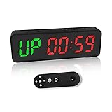 LED Gym Timer Clock for Home Gym, Tabata Timer and