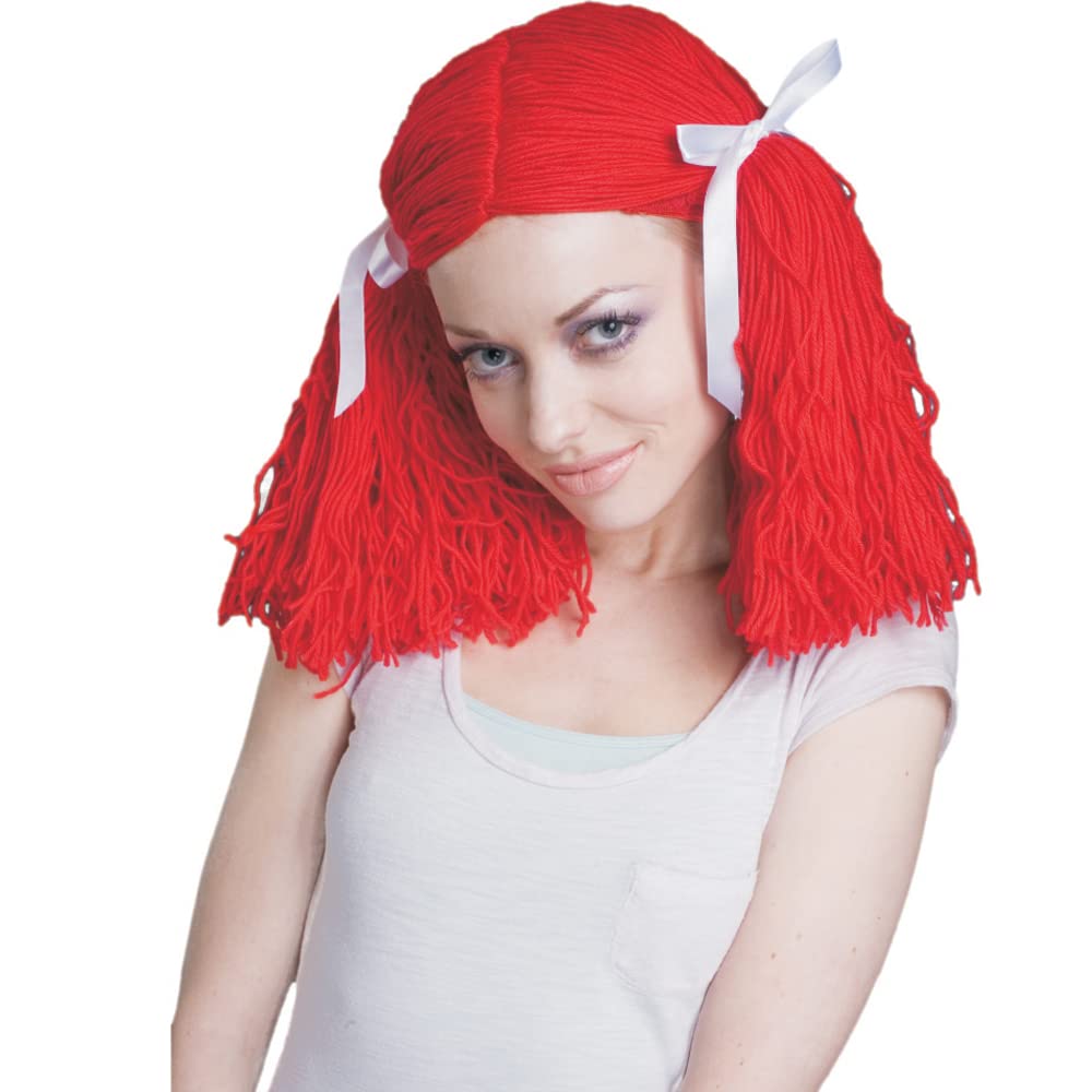 Dress Up America Women Raggedy Ann Mop Wig for Role Play