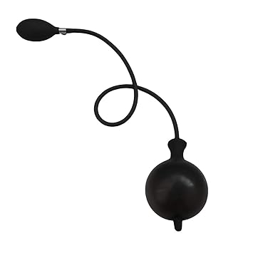 FIZZENN Gran tamaño de Silicona Anal Plug Inflable dilatación Anal ...