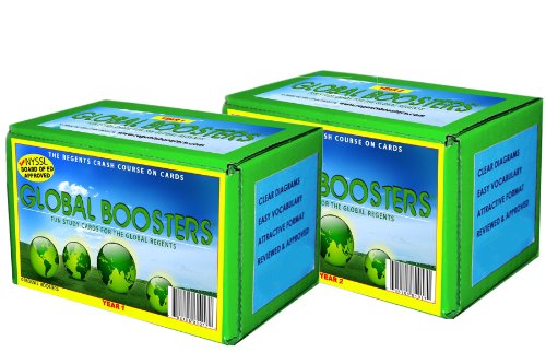 Global Boosters 'Crash Course on Cards' - Global Regents Review (Regents Boosters, 2 boxes included for the 2 year course)