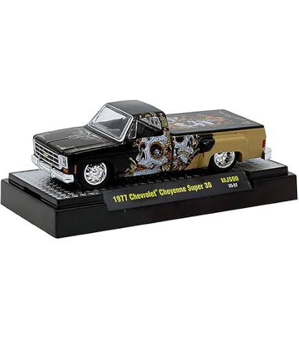 Amazon.com: M2 1968 Chevy C60 Flatbed Truck #68 Matt Dark Green