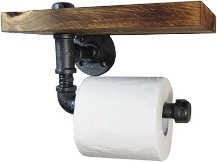 KXBYMX Toallero de Papel Vintage, bastidores industriales ...