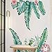DERUN TRADING Leaf Wall Decals Palm Tree Wall Decals Green Leaves Wall Paper Evergreen Wall Sticker Removable Decal Peel and Stick Giant Wall Decals Painterly Ivy Peel and Stick Wall Decals