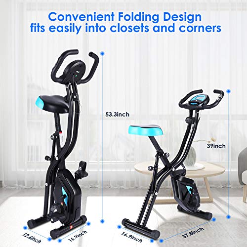 ANCHEER APP Control Folding Exercise Crosstrainer, Indoor Stationary