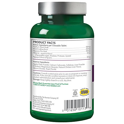 Vet's Best Cat Hairball Relief Digestive Aid, Vet Formulated Hairball Support Remedy, Hairball Relief for Cats, Classic Chicken Flavor, 60 Chewable Tablets
