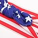 Baby Girl Elastic Headbands Turban Knot Bow knot Rabbit Ears Bow Headwraps JA36 Red,White&Blue (1#)