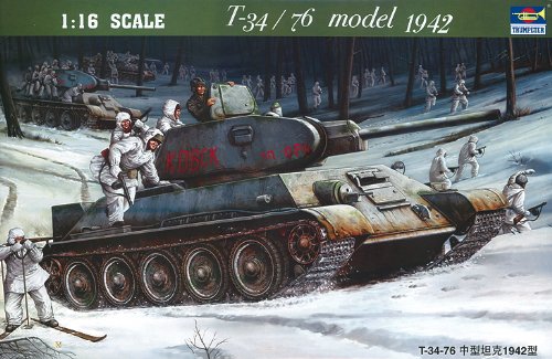 Trumpeter 1/16 Russian T34/76 Mod 1942 Tank