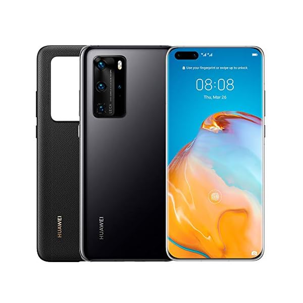 HUAWEI-P40-Pro-256-GB-658-Inch-Smartphone-Bundle-with-PU-Case-Kirin-990-5G-50-MP-Ultra-Vision-Leica-Quad-Camera-8-GB-RAM-40W-SuperCharge-IP68-SIM-Free-Android-Mobile-Phone-Dual-SIM-Black HUAWEI P40 Pro 256 GB 6.58 Inch Smartphone Bundle with PU Case, Kirin 990 5G, 50 MP Ultra Vision Leica Quad Camera, 8 GB…