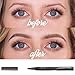 Liquid Eyebrow Pencil With Four Tips Long-Lasting Waterproof Tattoo Eyebrow Pen Sketch Liquid Eyebrow Brow Gel For Eyes Makeup,By Kehen (Blonde)