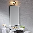 Kohler Essential 22 in. W x 34 in. H Rectangle Framing Wall Mirror with Matte Black