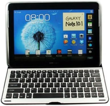 Epartsdom Wireless Aluminium Bluetooth Keyboard Case for Samsung Galaxy Note 10.1" N8000 N8010 New N8013