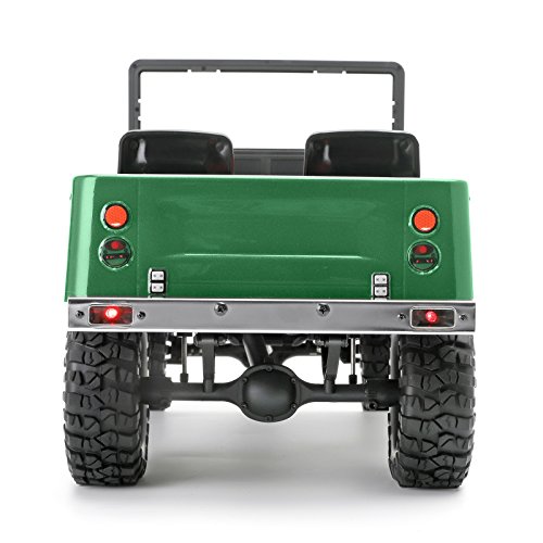 RGT 1/10 Scale RC Trucks 4x4 Off Road Waterproof Rock Crawler, Military