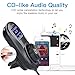 Bluetooth FM Transmitter with One Key Control,Acekool Wireless Car Radio Adapter Receiver Hands-Free Call with QC3.0 and Dual USB Ports,1.44’’ Display,TF Card Mp3 Player [Air Vent Holder Include]