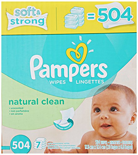 pampers natural clean wipes