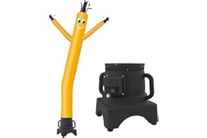 MOUNTO 8FT Fly Puppet Dancer with 1/3hp Blower Complete Set (Yellow)