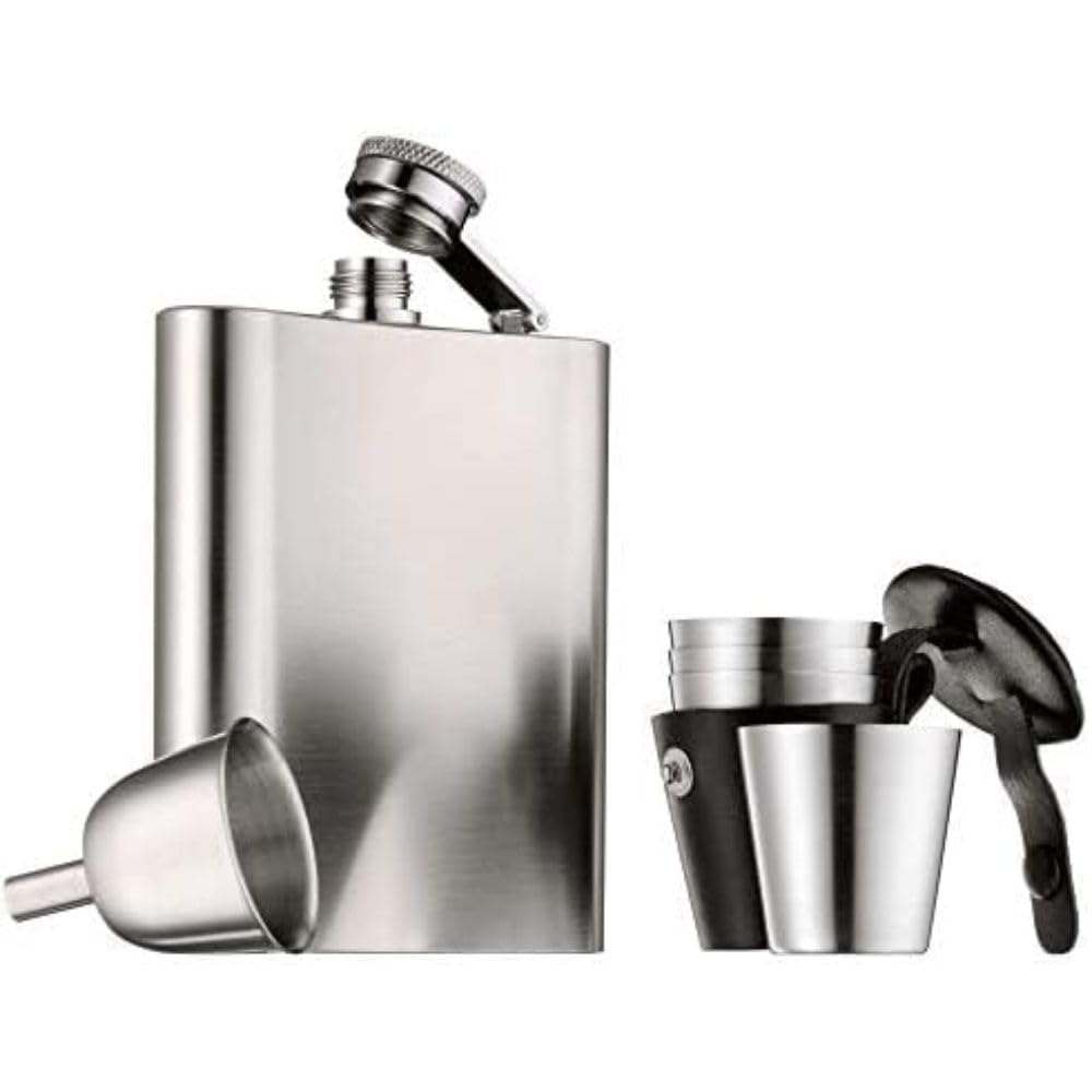 WMF Manhattan 0603529990 Hip Flask Set