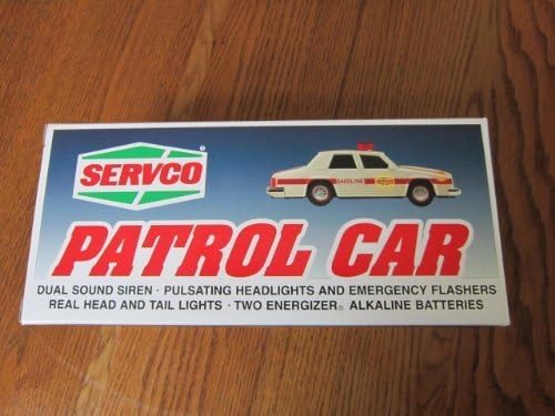 MINT - 1994 Servco Police Patrol Car Model