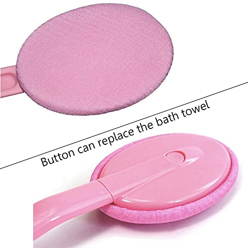 Easy Lotion Applicator, Back Rubs Massager Bath Brush, Extra Long