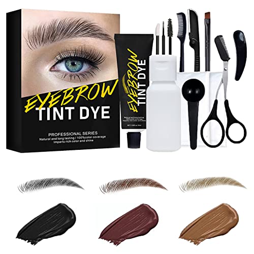 Eyebrow Tint Kit Semi Permanent Eyebrow Dye Safe & Professional 