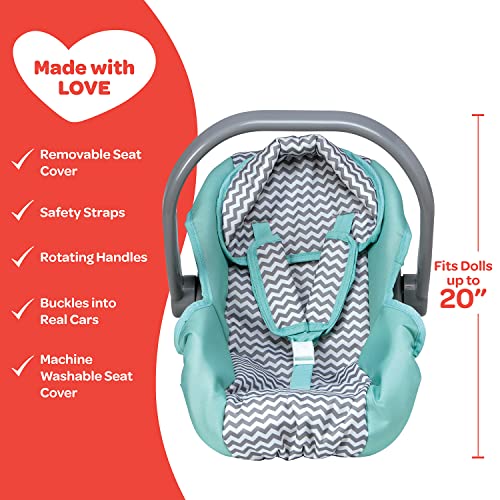 ADORA Zig Zag Baby Doll Car Seat Perfect Carrier & Accessory For Kids