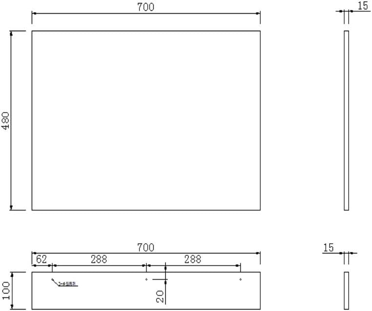 VeeBath Linx Universal End Bath Panel White High Gloss Moisture Resistant Wooden MDF with Adjutable Plinth - 700mm - Image 4