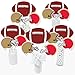 Big Dot of Happiness Super Football Bowl - Sports Game Day Party Centerpiece Sticks - Table Toppers - Set of 15