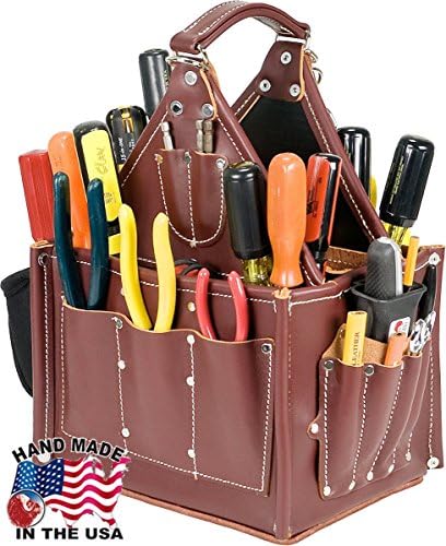 Occidental Leather 5585 Stronghold Journeyman`s Tote Bag W/ 2 Oxy Tool Shields