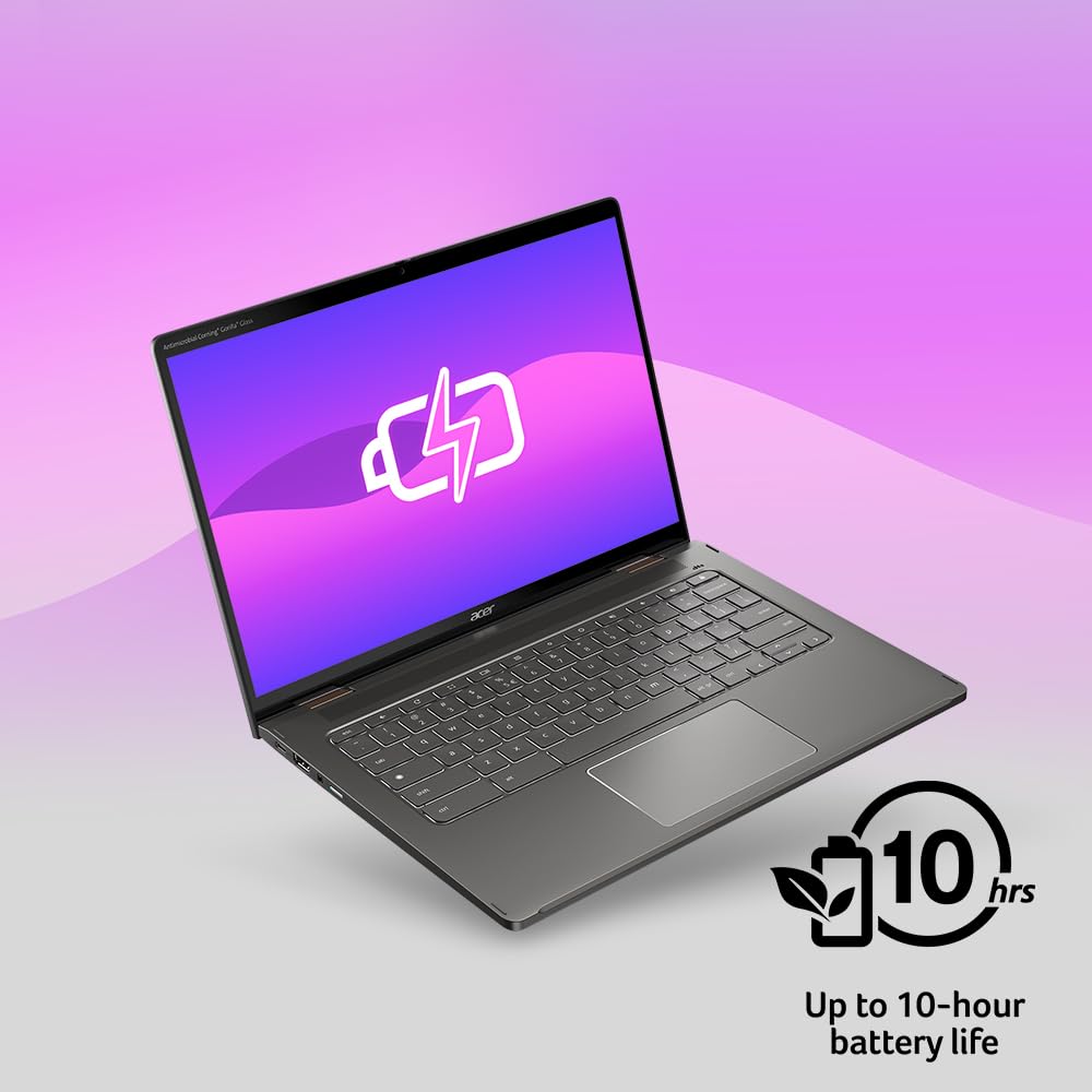 Acer Chromebook Spin 714 Laptop with Google AI – Intel Evo | Intel Core i7-1355U | 14