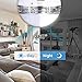 WiFi Bulb Security Camera - Bonus 16GB Micro SD Card - Wireless Camera Night Vision Fisheye LED Light 360° Panoramic Remote View, Motion Detection for Home Baby Pet Monitor 2.4GHz