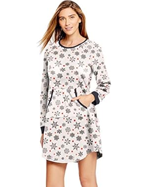 Hanes Womens Ultimate Micro Fleece Night Dress