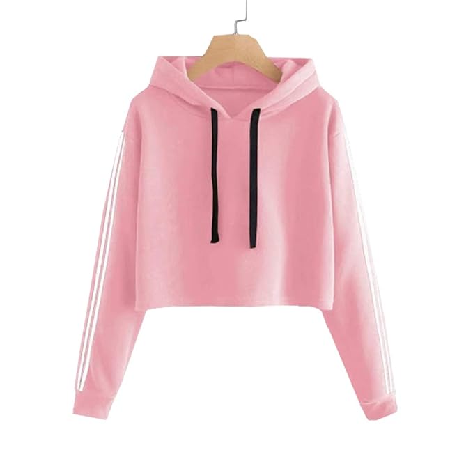 ladies baby pink hoodie