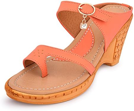Forlido Women's Mary Jane Low Mid Heel Court Sandal Shoes for Ladies