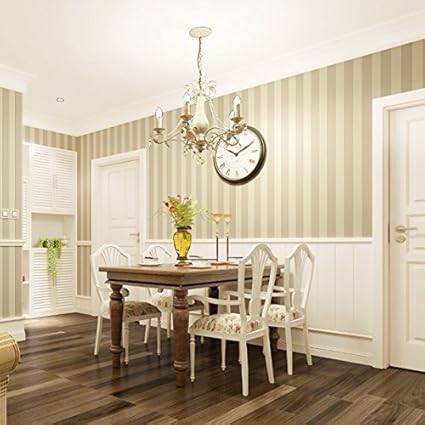 Huangyahui Modo Moderno Semplice Verticale Righe Carta Da