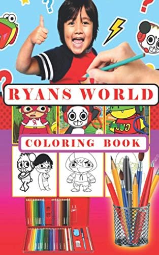 Ryans World Coloring Book Ryan S Art World Book Coloring For Adults And Kids All Age Color Rayan Book Toys Pages Book Raytorser Books Amazon Sg Books