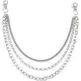 SRHVJ 1 PCS Pants Jean Chain Belt Pocket Wallet Chain for Women Men