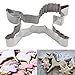 Scorpiuse Stainless Steel Cookie Cutter Set Biscuit Mold for Kids, Unicorn