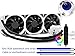 DEEPCOOL Captain 360EX RGB White, AIO Liquid CPU Cooler, Synchronous RGB Waterblock and 2 LED Strips Controlled by Cable Controller or Motherboard, 3&times;120mm PWM Fans, AM4 Compatible, 3-Year Warranty primary