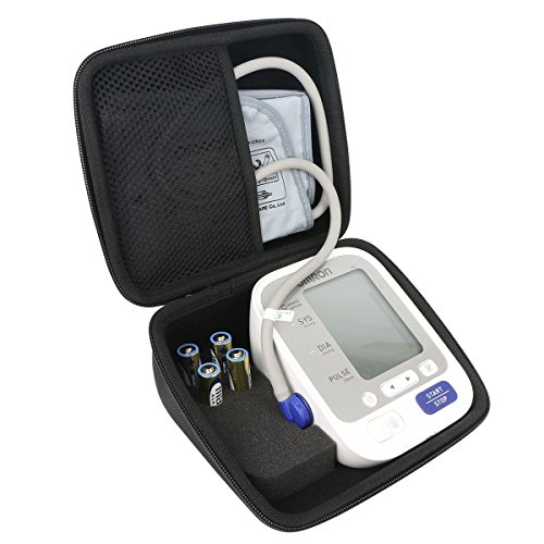 for Omron BP742N 5 Series Upper Arm Blood Pressure Monitor Carrying Case by Khanka