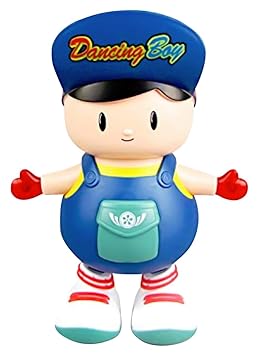 Zest 4 Toyz Bump and Go Electric Dancing Boy Cute Music Light Toy, Dancing Toy, Battery