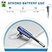 Bluetooth Headset, Oliston Ultralight Wireless Bluetooth Earpiece for Cell Phones with Noise Cancelling Mic- Compatible with iPhone, Android, and Other Smartphones (Blue)