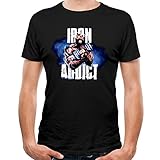 B&LAN Men's CT FLETCHER / IRON ADDICT VOL II T-shirts Black