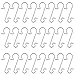 Naler 120PCS Ornament Hooks, Christmas Ornament Hangers Stainless Steel S-Shaped Hangers for Xmas Decoration Christmas Tree Decoration New Year Party