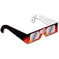 Rainbow Symphony Solar Eclipse Glasses, CE & ISO Certified, Safe for Direct Sun Viewing, Made in USA, 5 Pack