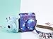 Katia Camera Case Bag Compatible with Fujifilm for Instax Mini 11 9 8+ 8 Instant Film Camera with Shoulder Strap and Photo Accessories Pocket - Galaxy