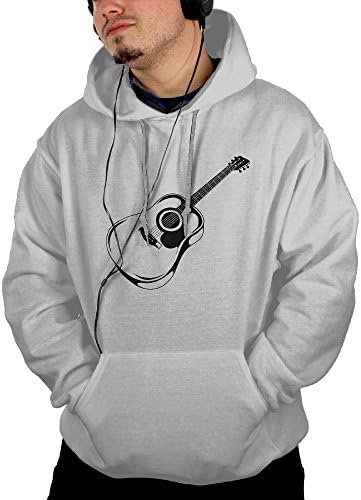 PINPINTA Sweatshirt Hoodie For Men Cool Acoustic Guitar Long Sleeve Hoodie Pullover Blouse Sweatshirt